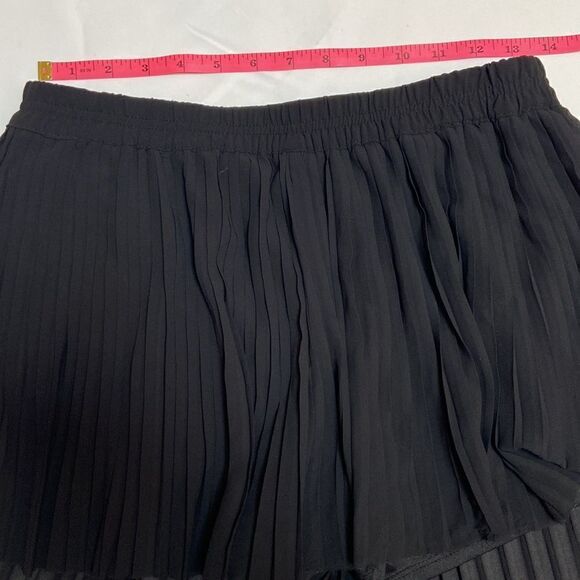 H&M Mini Pleated Skort Black Size S - Picture 6 of 8